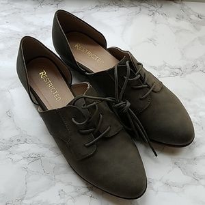 Restricted Olive Green Loafers
